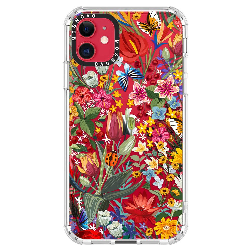 In The Garden Phone Case - iPhone 11 Case - MOSNOVO