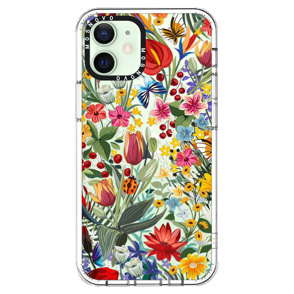 In The Garden Phone Case - iPhone 12 Mini Case - MOSNOVO
