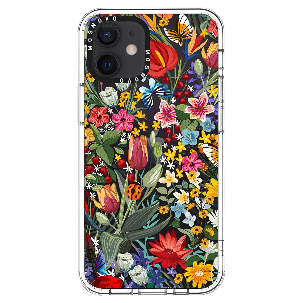 In The Garden Phone Case - iPhone 12 Mini Case - MOSNOVO