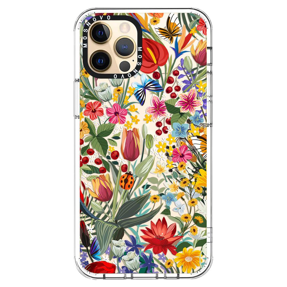 In The Garden Phone Case - iPhone 12 Pro Case - MOSNOVO