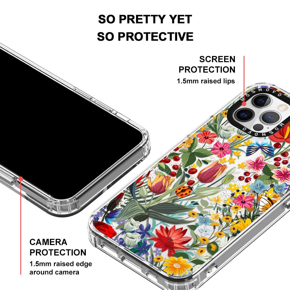 In The Garden Phone Case - iPhone 12 Pro Case - MOSNOVO