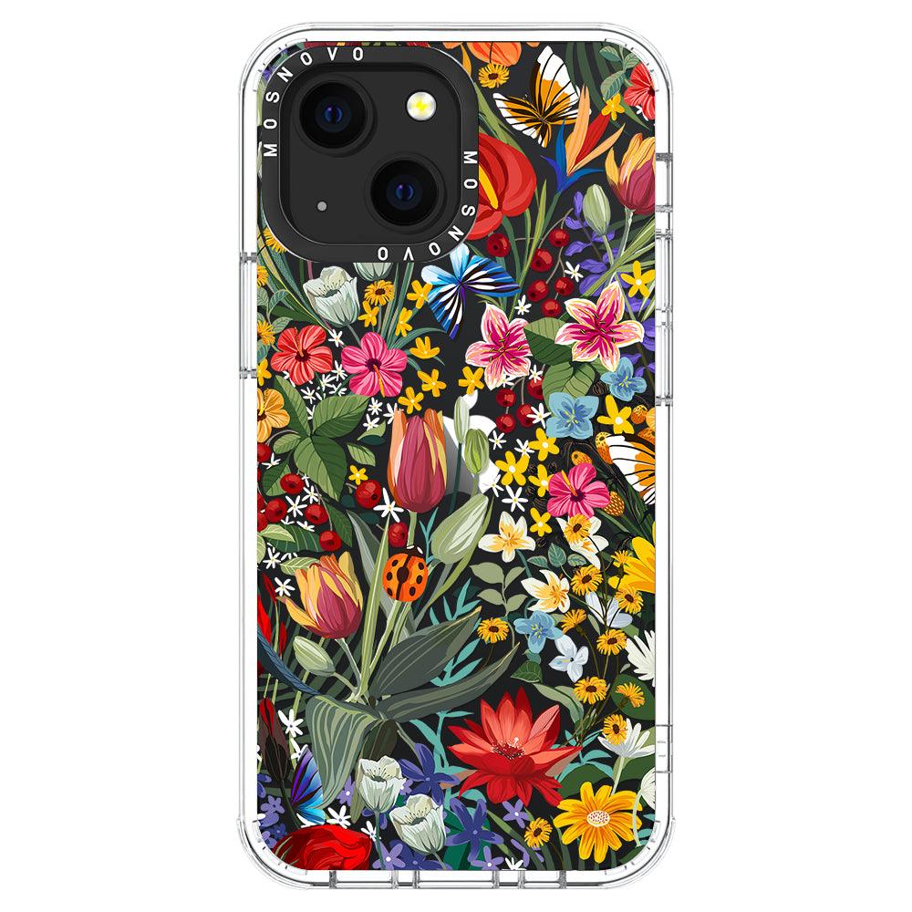 In The Garden Phone Case - iPhone 13 Mini Case - MOSNOVO