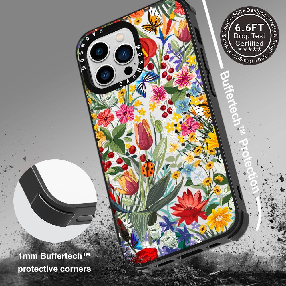 In The Garden Phone Case - iPhone 13 Pro Case - MOSNOVO