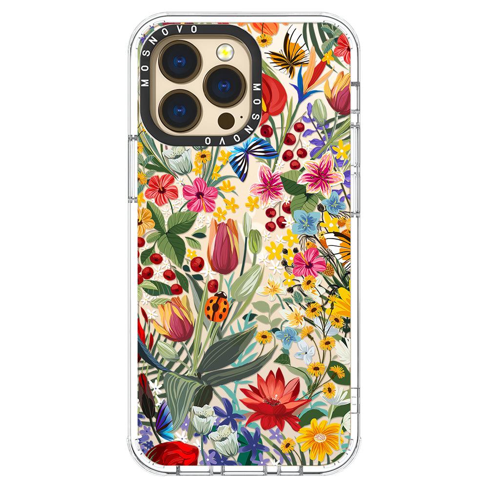 In The Garden Phone Case - iPhone 13 Pro Case - MOSNOVO