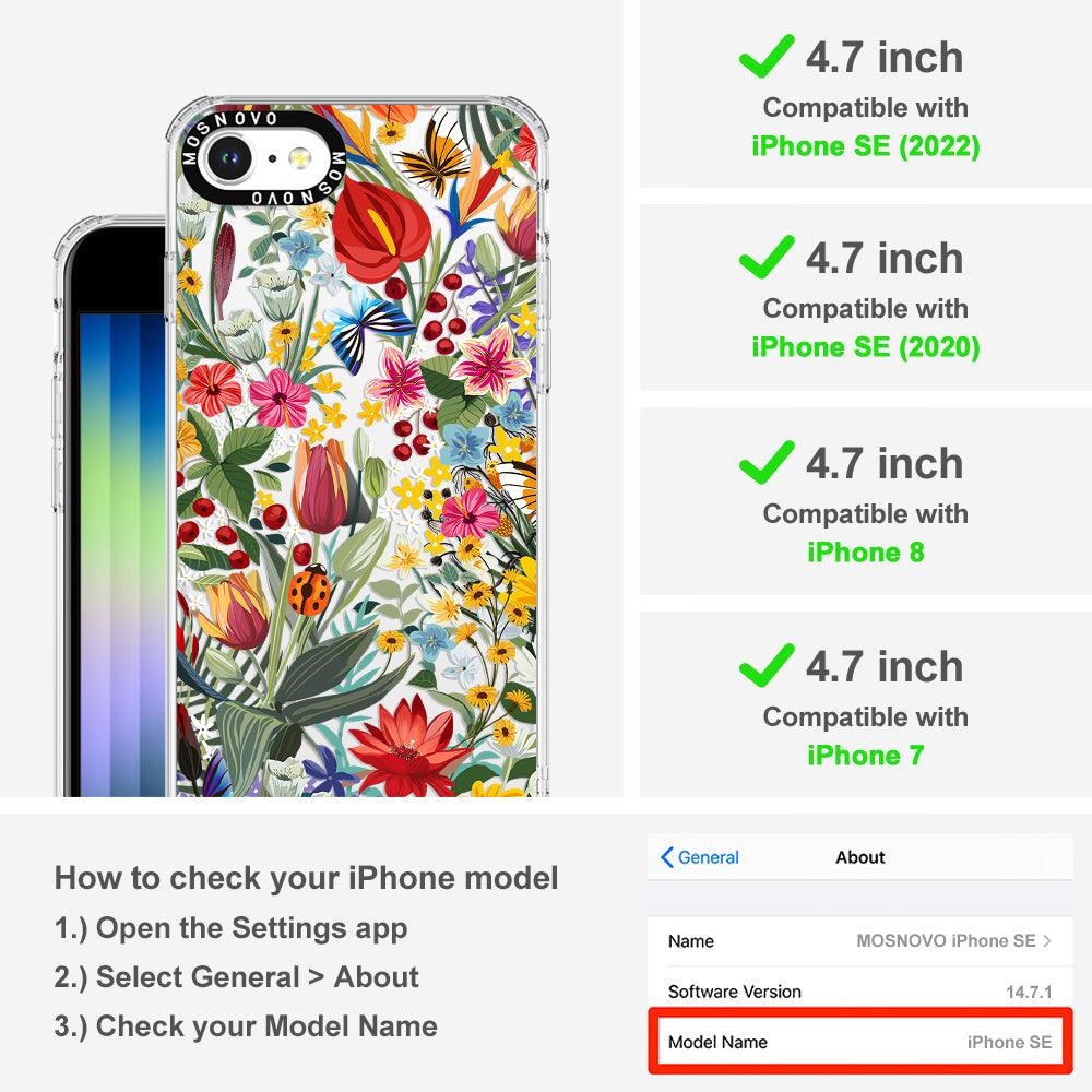 In The Garden Phone Case - iPhone SE 2022 Case - MOSNOVO