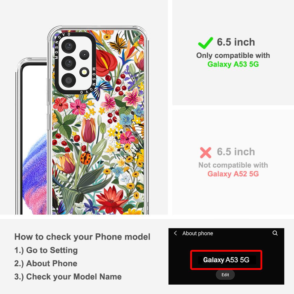 In The Garden Phone Case - Samsung Galaxy A53 Case - MOSNOVO