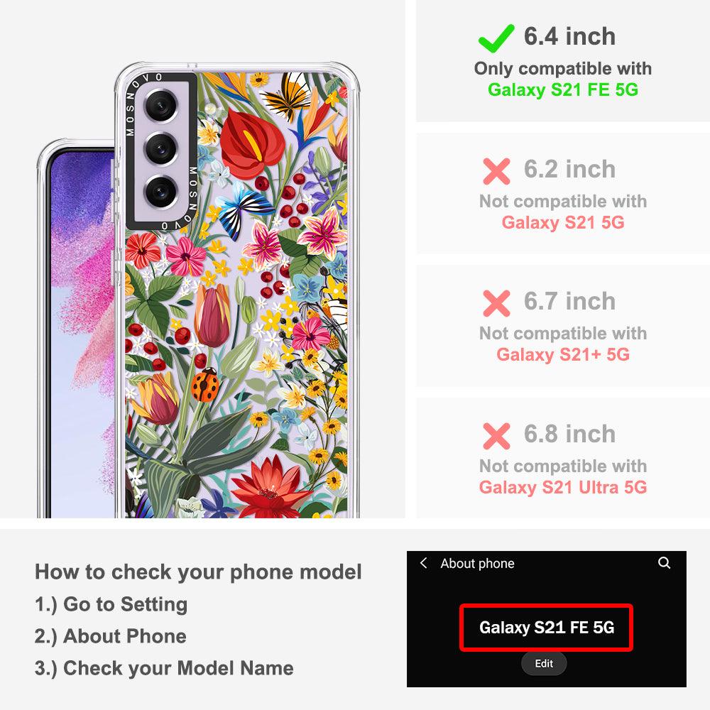 In The Garden Phone Case - Samsung Galaxy S21 FE Case - MOSNOVO