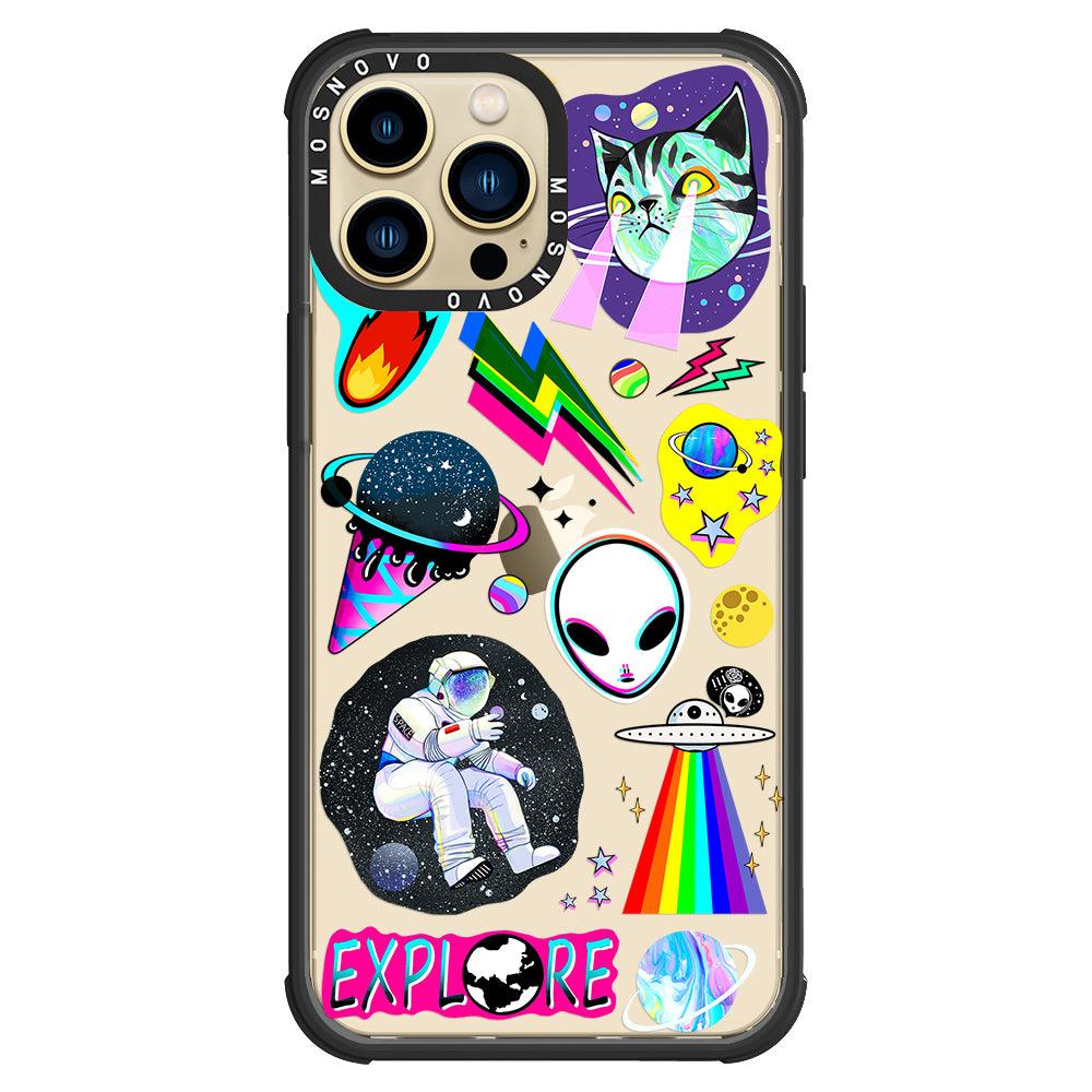 Sci-Fi Stickers Phone Case - iPhone 13 Pro Max Case - MOSNOVO