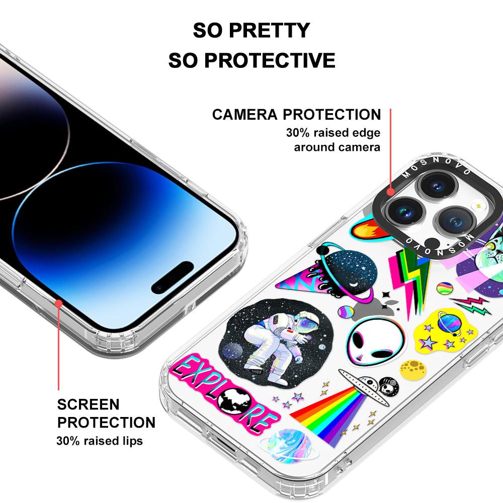 Sci-Fi Stickers Phone Case - iPhone 14 Pro Max Case - MOSNOVO