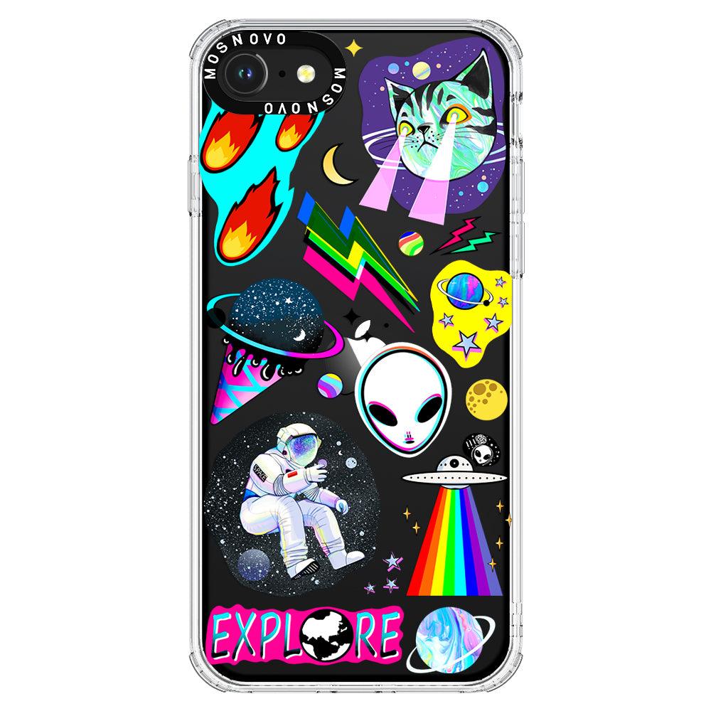 Sci-Fi Stickers Phone Case - iPhone 7 Case - MOSNOVO