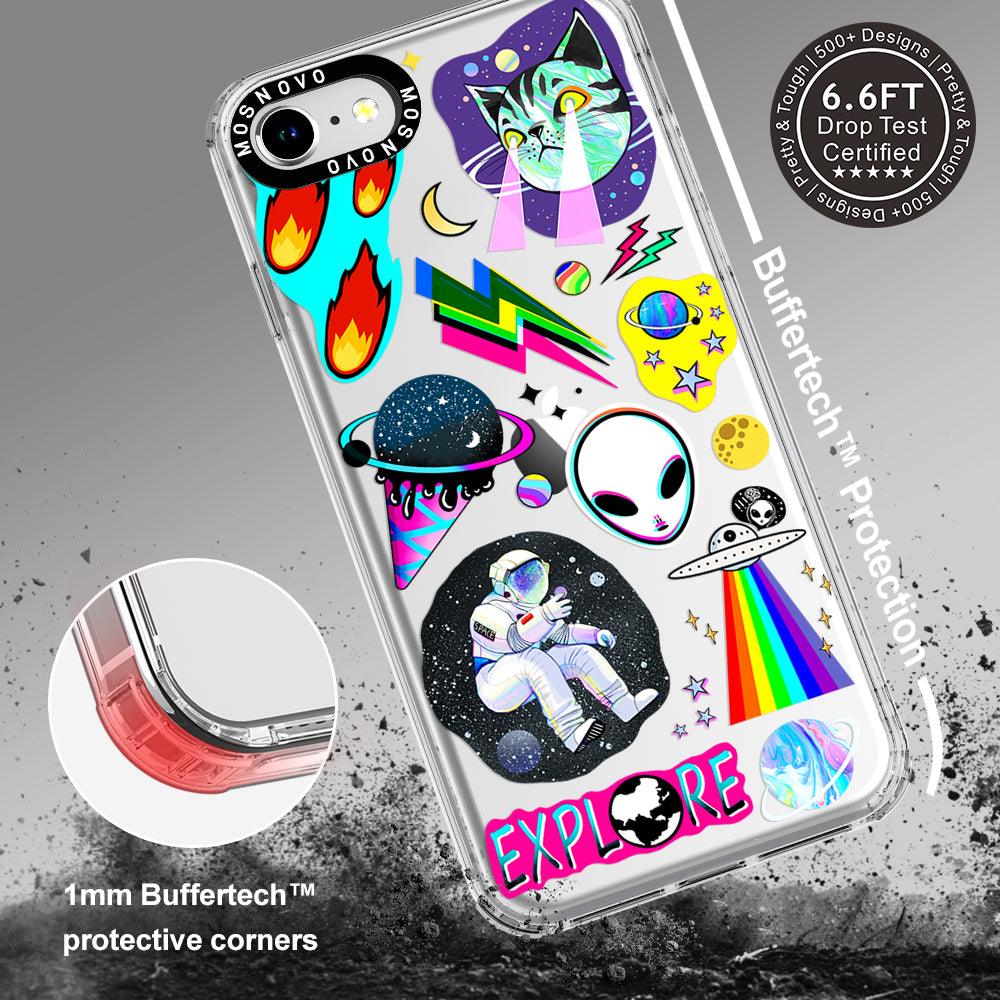 Sci-Fi Stickers Phone Case - iPhone 7 Case - MOSNOVO