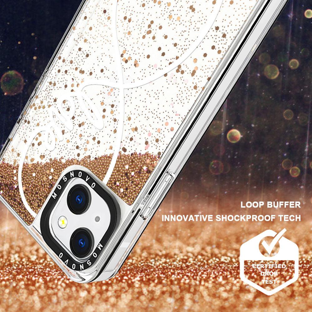 Infinity Love Glitter Phone Case - iPhone 13 Case - MOSNOVO