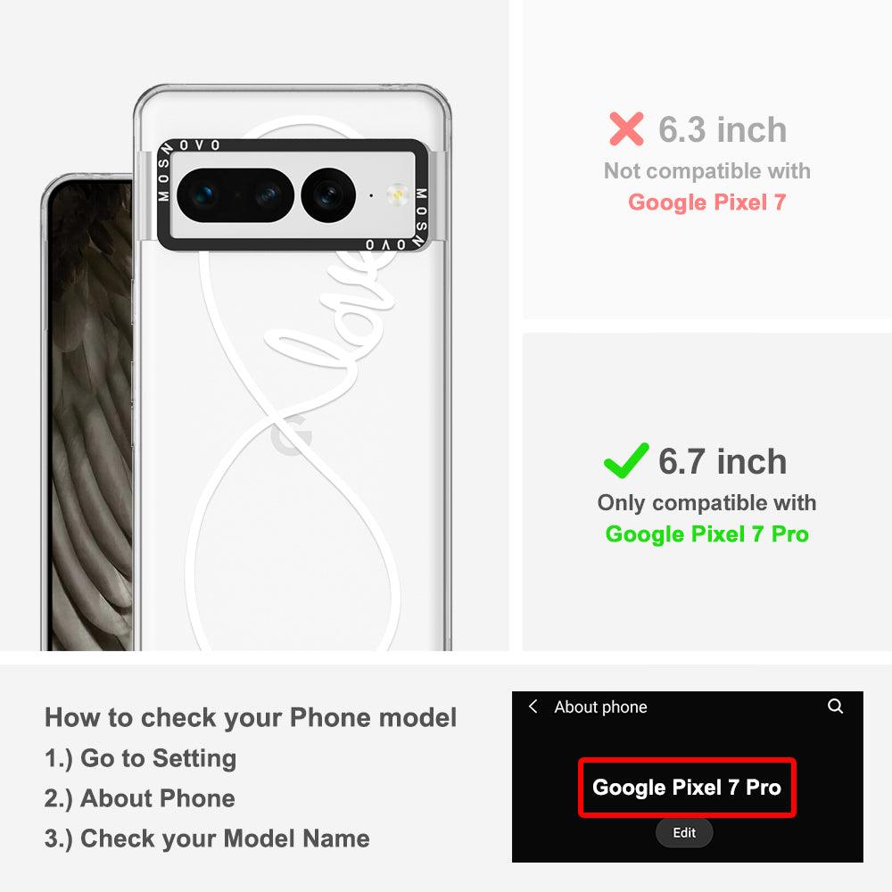 Infinity Love Phone Case - Google Pixel 7 Pro Case - MOSNOVO