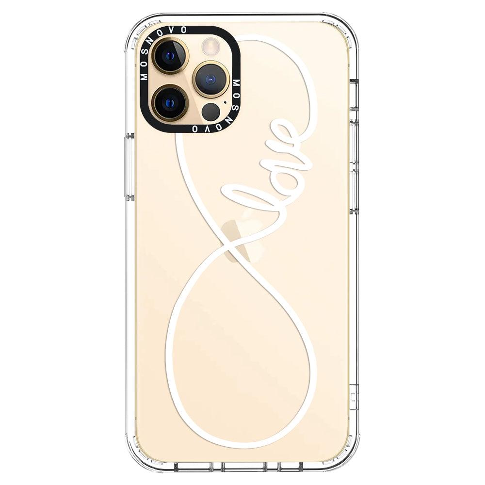 Infinity Love Phone Case - iPhone 12 Pro Max Case - MOSNOVO