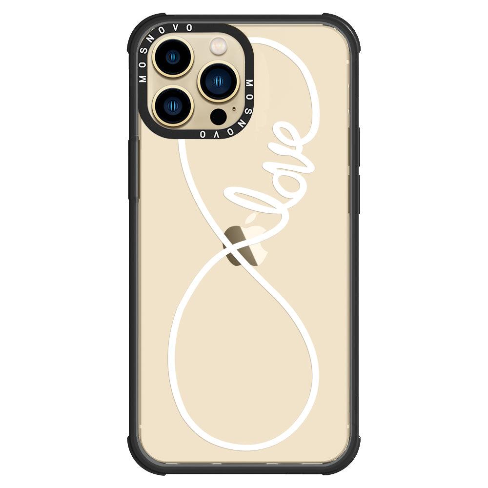 Infinity Love Phone Case - iPhone 13 Pro Max Case - MOSNOVO