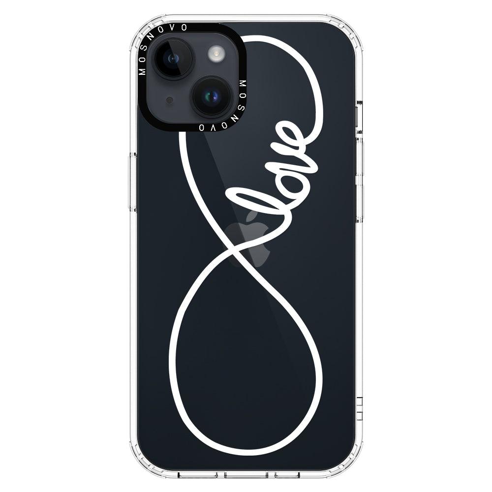 Infinity Love Phone Case - iPhone 14 Plus Case - MOSNOVO