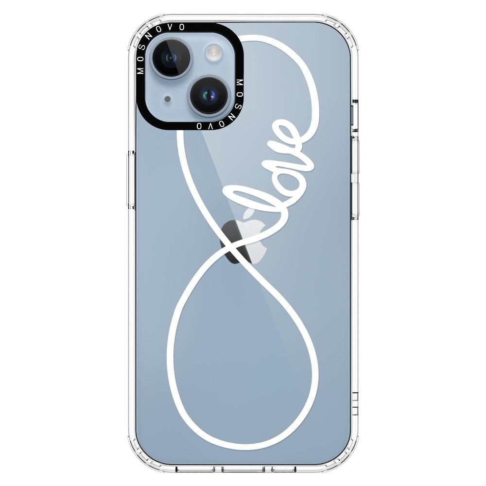 Infinity Love Phone Case - iPhone 14 Plus Case - MOSNOVO
