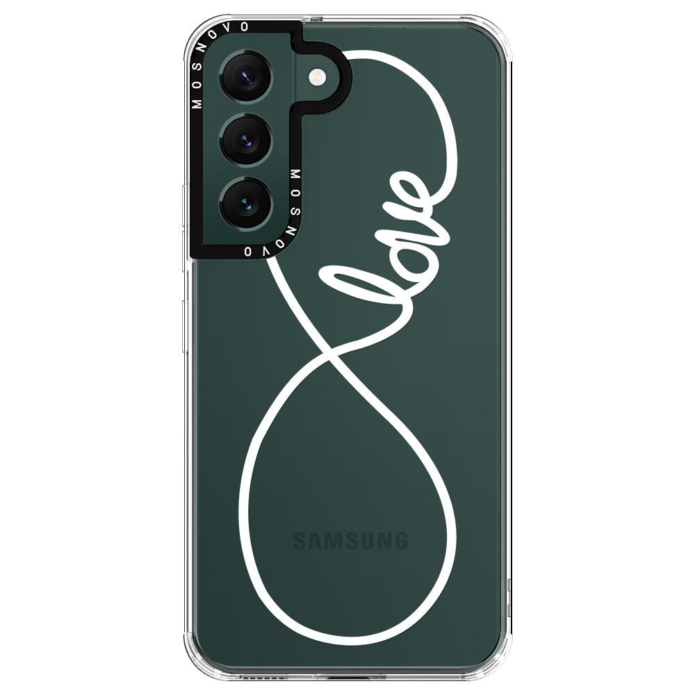 Infinity Love Phone Case - Samsung Galaxy S22 Case - MOSNOVO