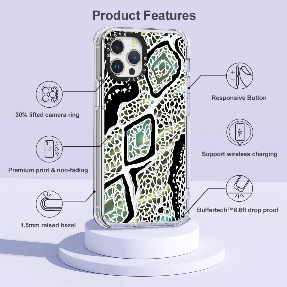 Jade Snake Phone Case - iPhone 12 Pro Case - MOSNOVO