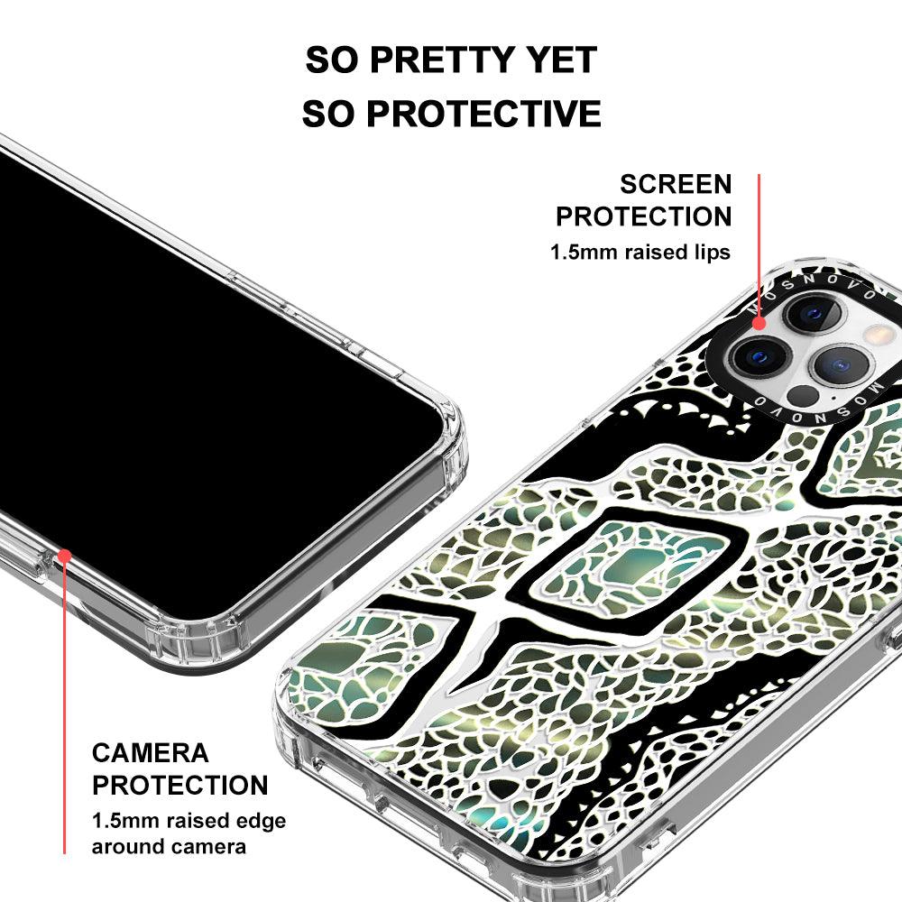 Jade Snake Phone Case - iPhone 12 Pro Max Case - MOSNOVO