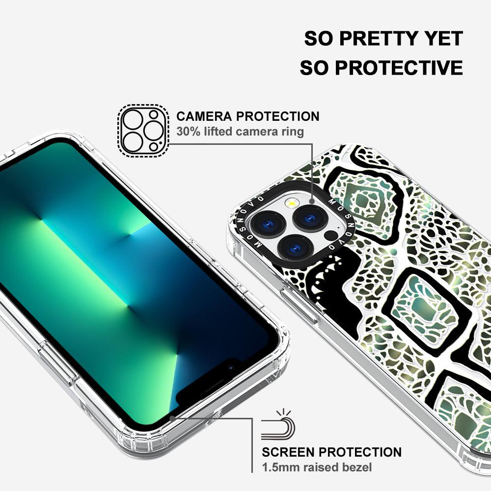 Jade Snake Phone Case - iPhone 13 Pro Case - MOSNOVO
