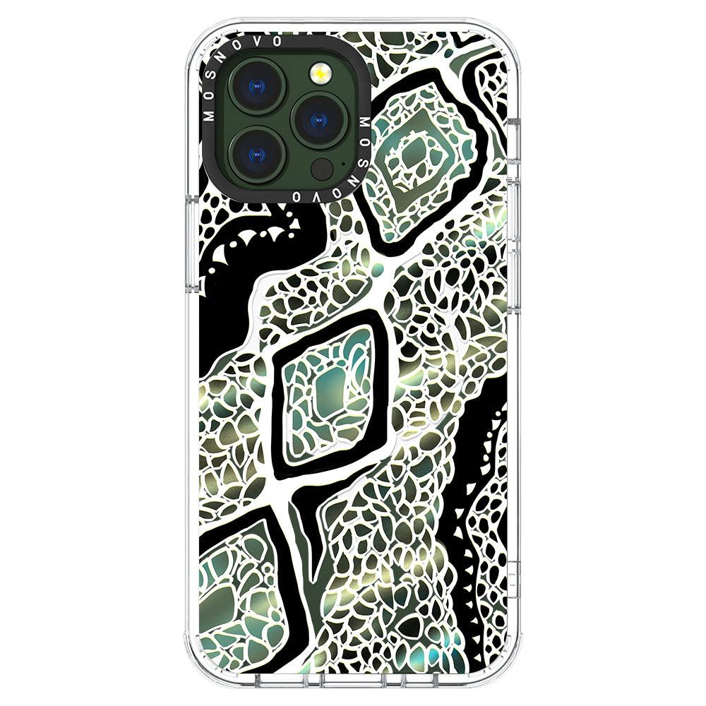 Jade Snake Phone Case - iPhone 13 Pro Max Case - MOSNOVO