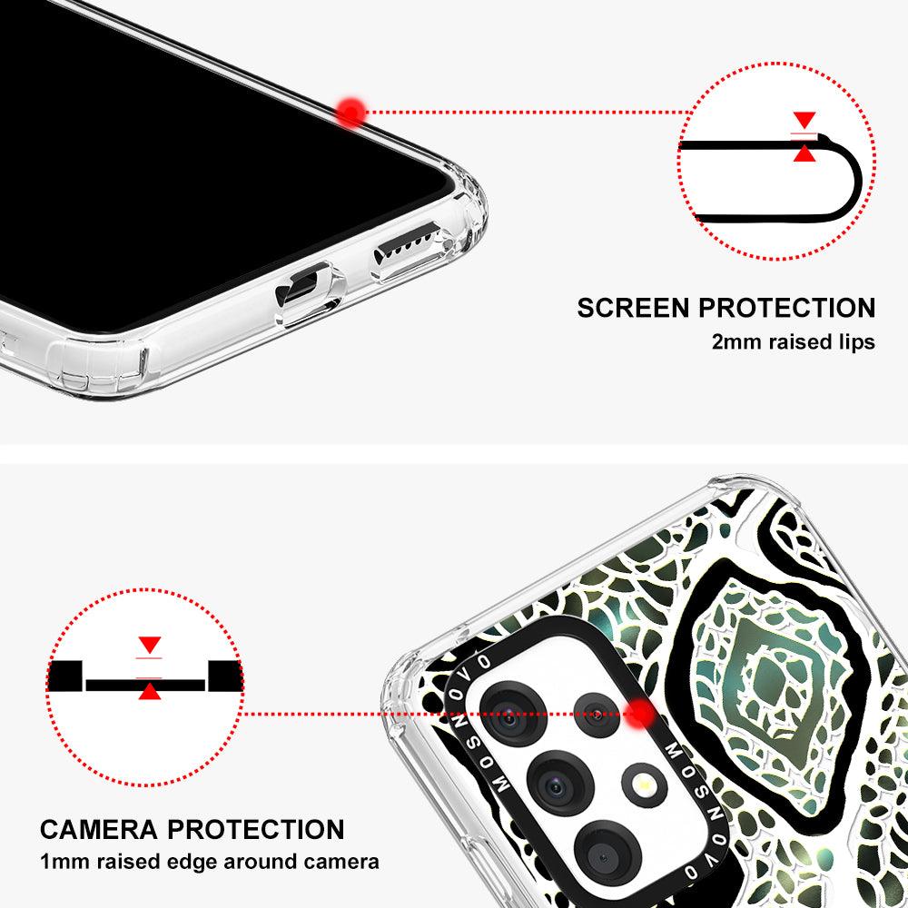 Jade Snake Phone Case - Samsung Galaxy A53 Case - MOSNOVO