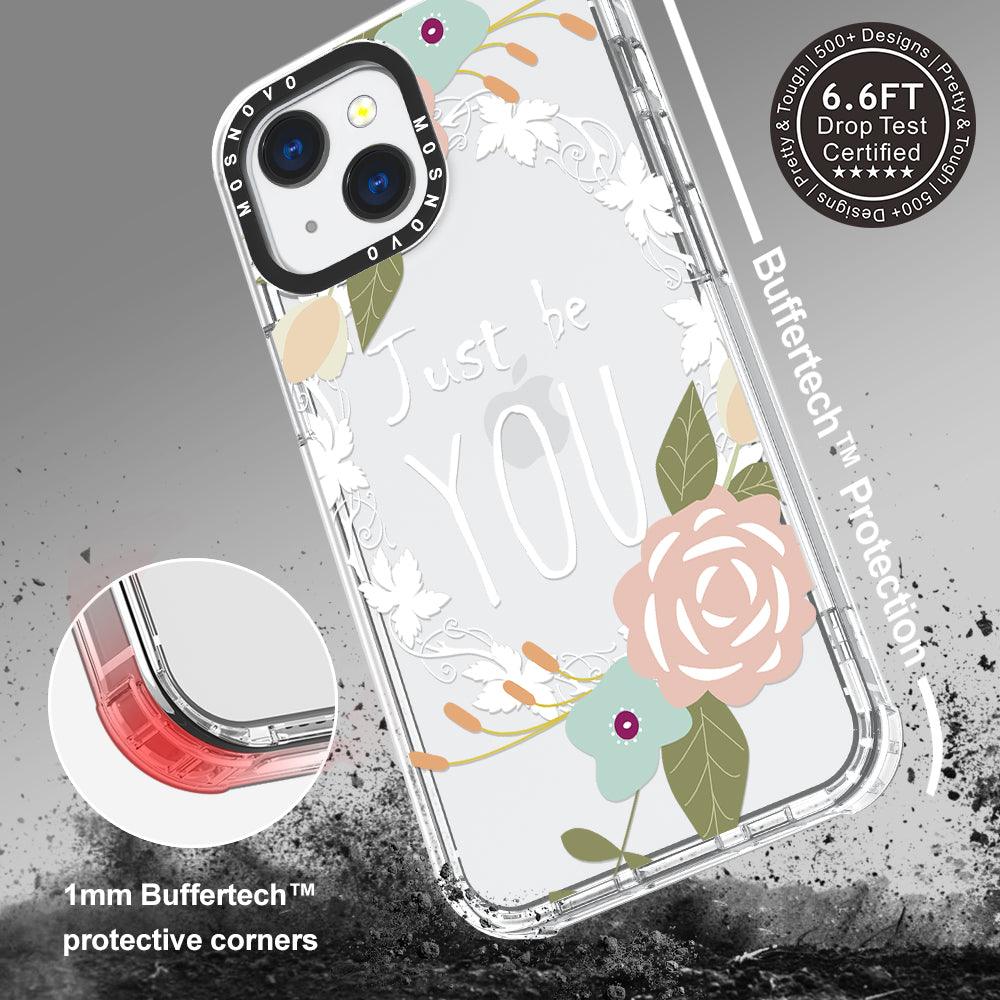 Just Be You Phone Case - iPhone 13 Mini Case - MOSNOVO