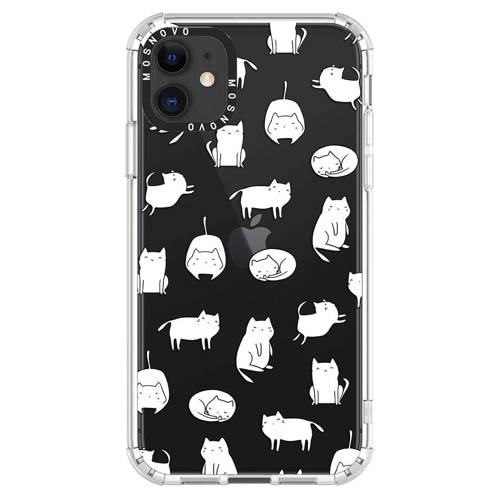 Cute Cats Phone Case - iPhone 11 Case - MOSNOVO