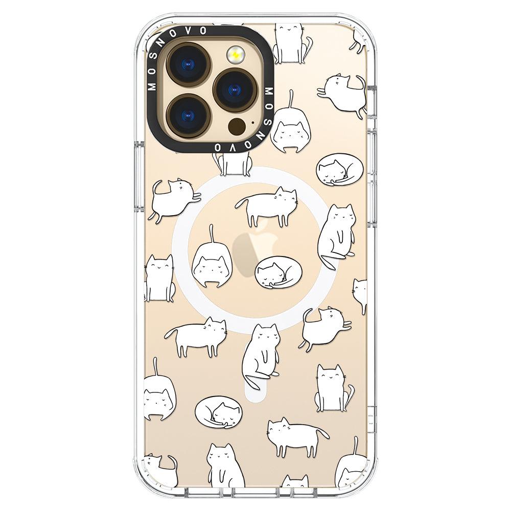 Cute Cats Phone Case - iPhone 13 Pro Case - MOSNOVO