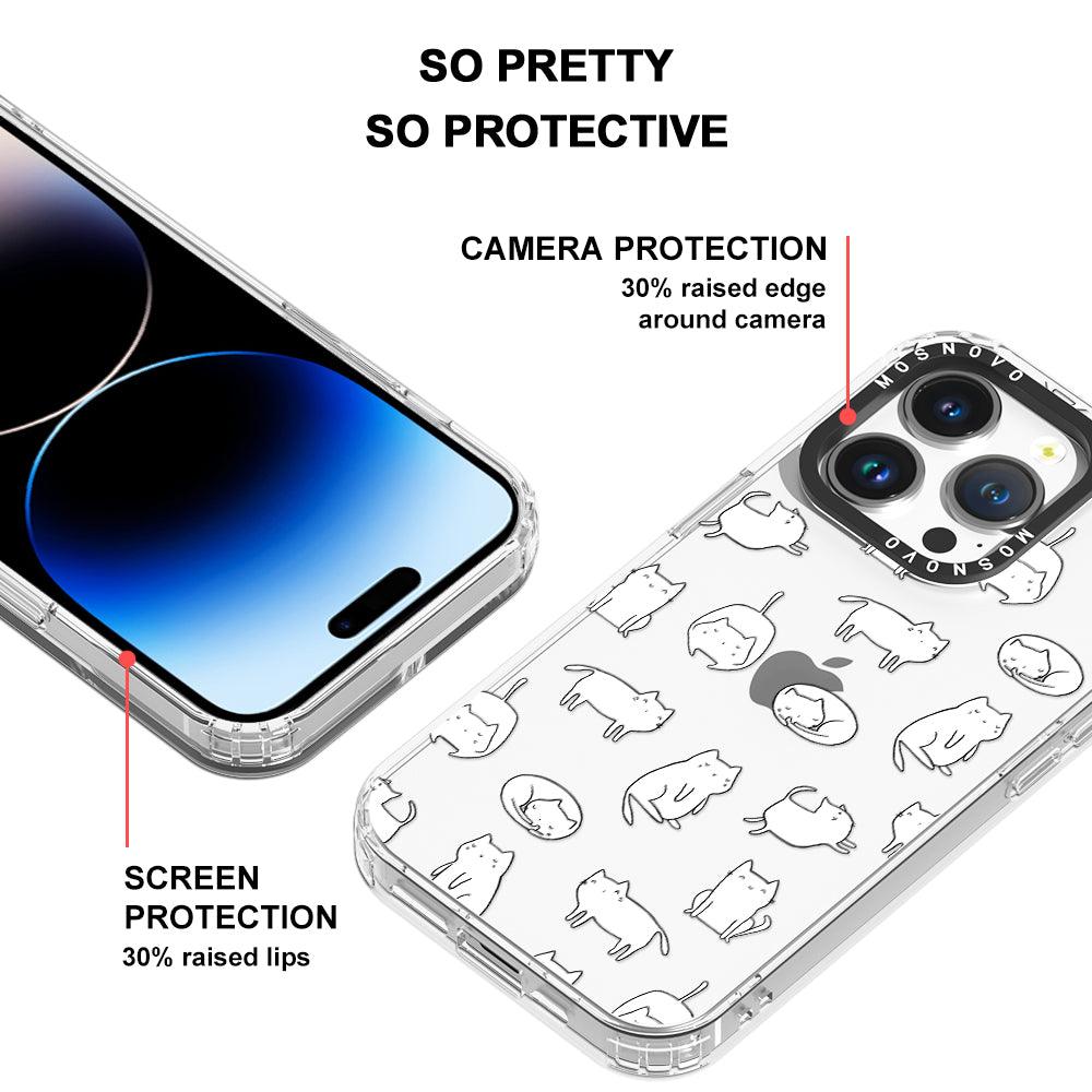 Cute Cats Phone Case - iPhone 14 Pro Case - MOSNOVO