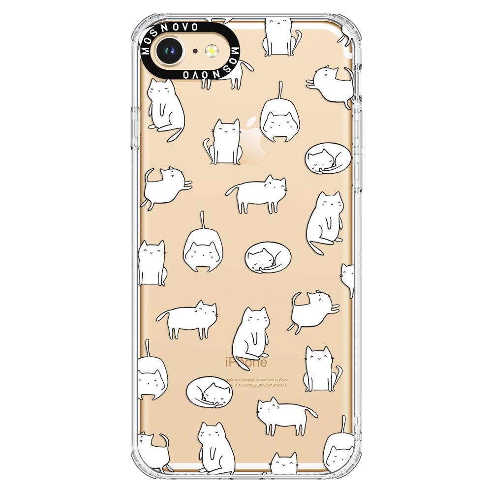 Cute Cats Phone Case - iPhone 7 Case - MOSNOVO