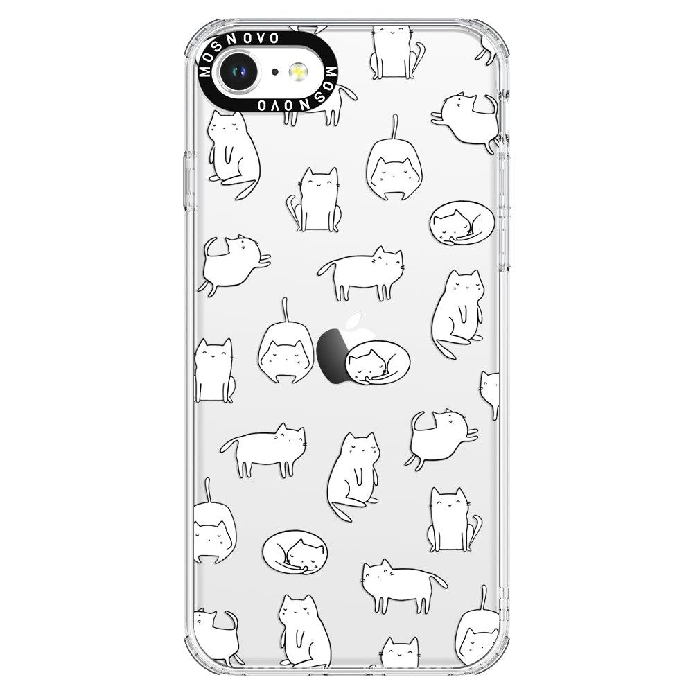 Cute Cats Phone Case - iPhone 7 Case - MOSNOVO