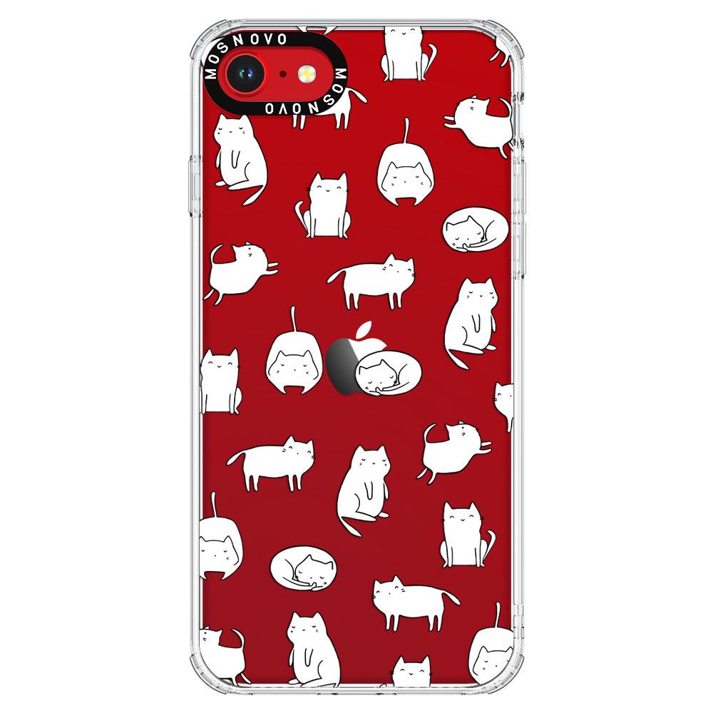 Cute Cats Phone Case - iPhone SE 2022 Case - MOSNOVO