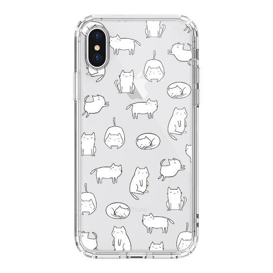 Cute Cats Phone Case - iPhone XS Case - MOSNOVO