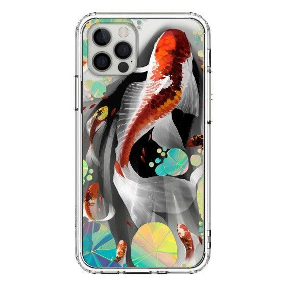 Koi Art Phone Case - iPhone 12 Pro Max Case - MOSNOVO