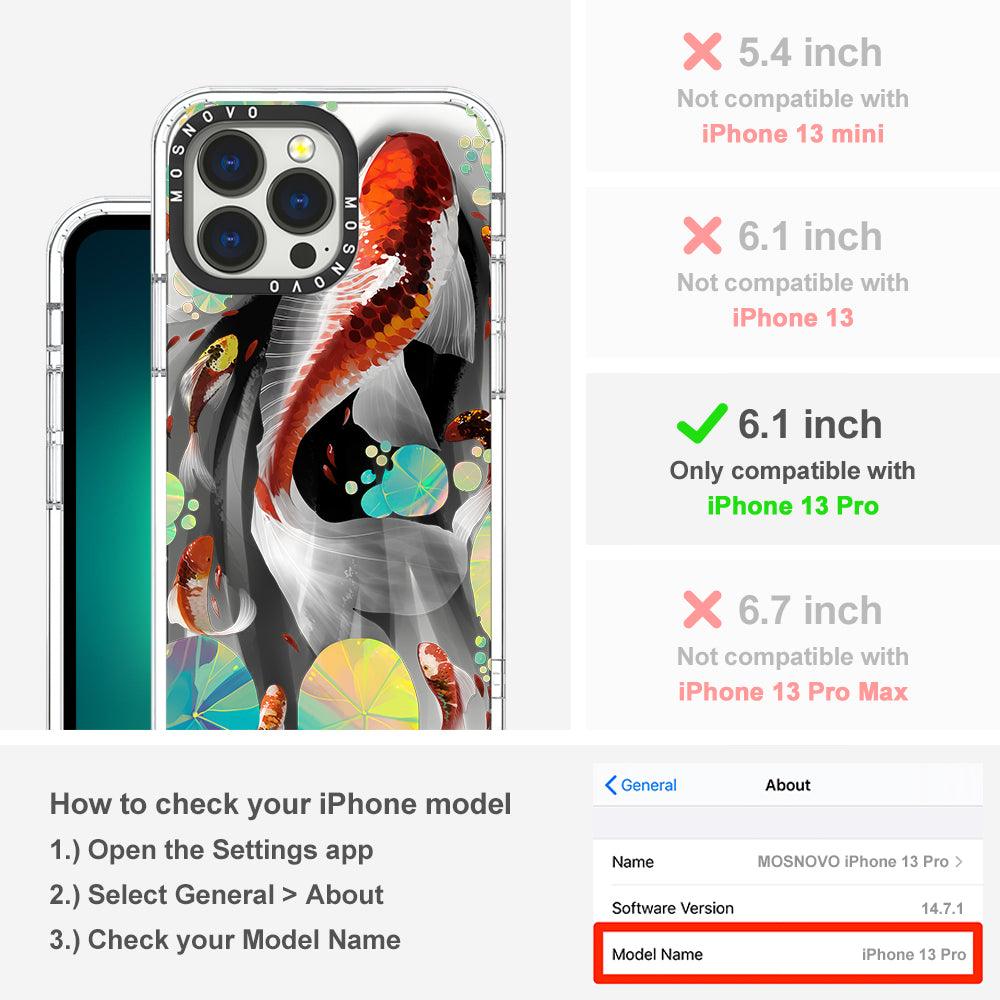 Koi Art Phone Case - iPhone 13 Pro Case - MOSNOVO
