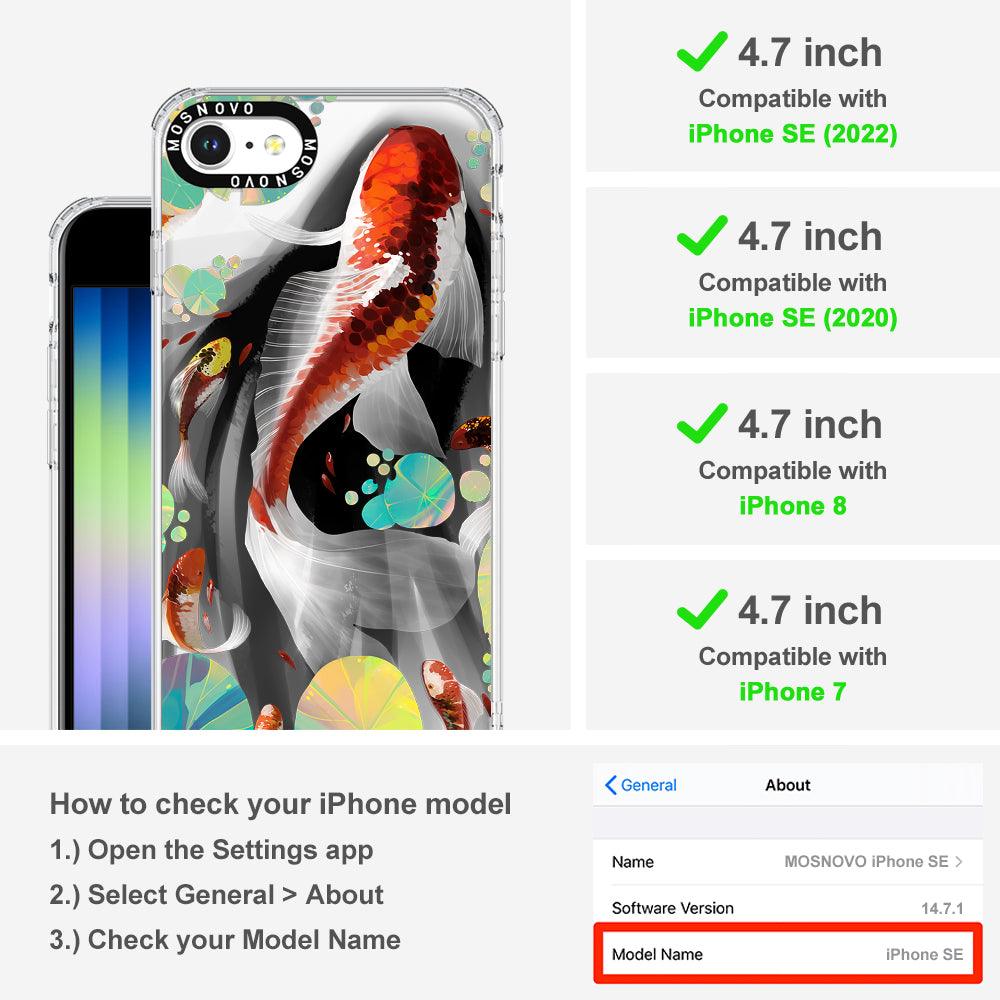 Koi Art Phone Case - iPhone SE 2022 Case - MOSNOVO