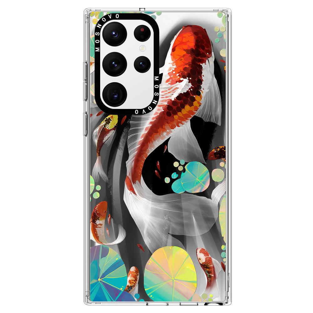 Koi Art Phone Case - Samsung Galaxy S22 Ultra Case - MOSNOVO