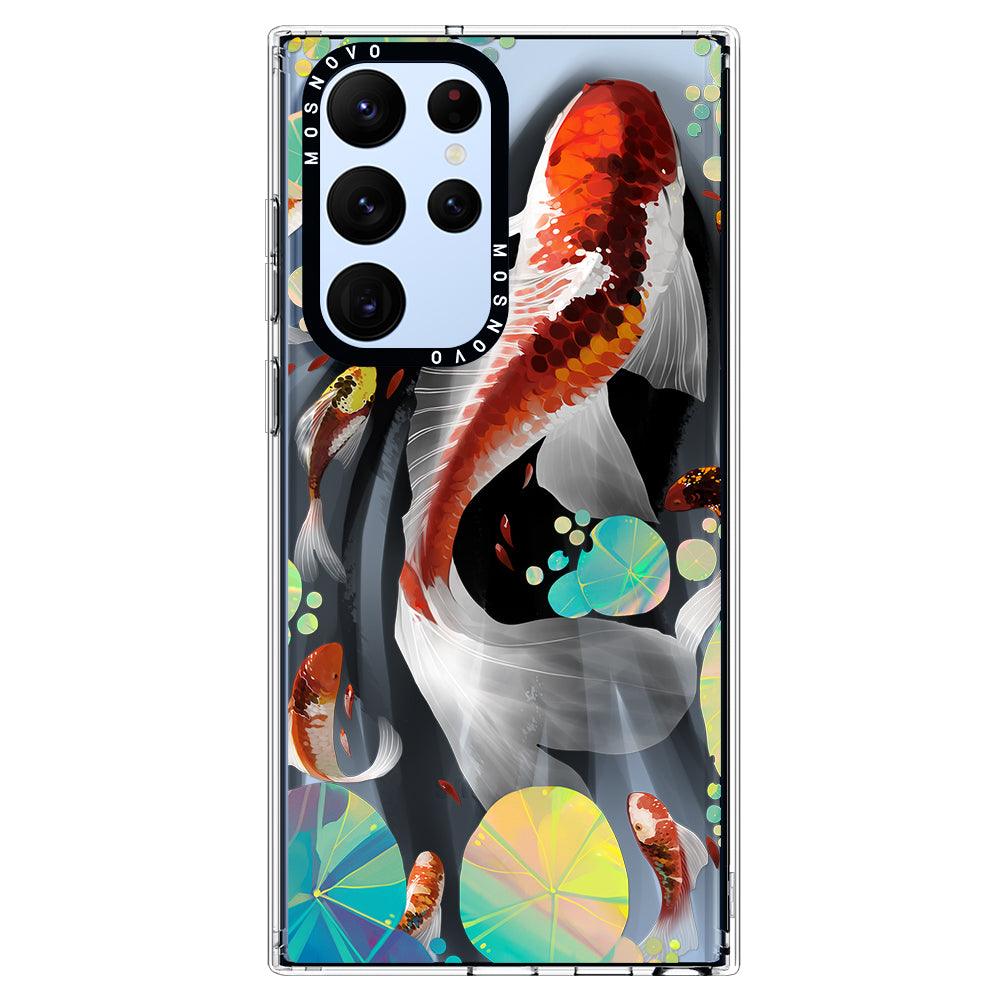 Koi Art Phone Case - Samsung Galaxy S22 Ultra Case - MOSNOVO