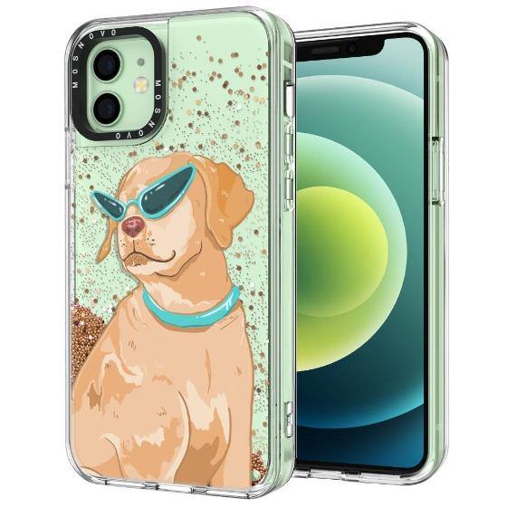 Labrador Glitter Phone Case - iPhone 12 Case - MOSNOVO