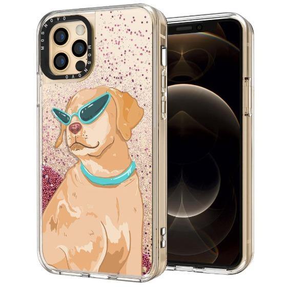 Labrador Glitter Phone Case - iPhone 12 Pro Case - MOSNOVO