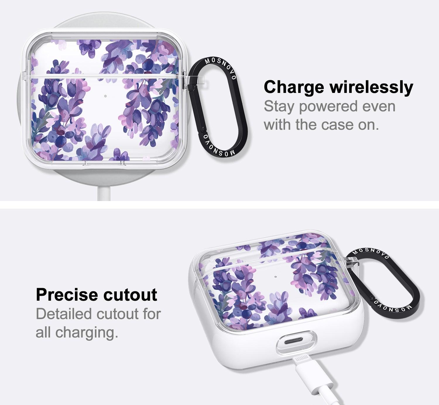 Lavender Floral flower AirPods 3 Case (3rd Generation) - MOSNOVO