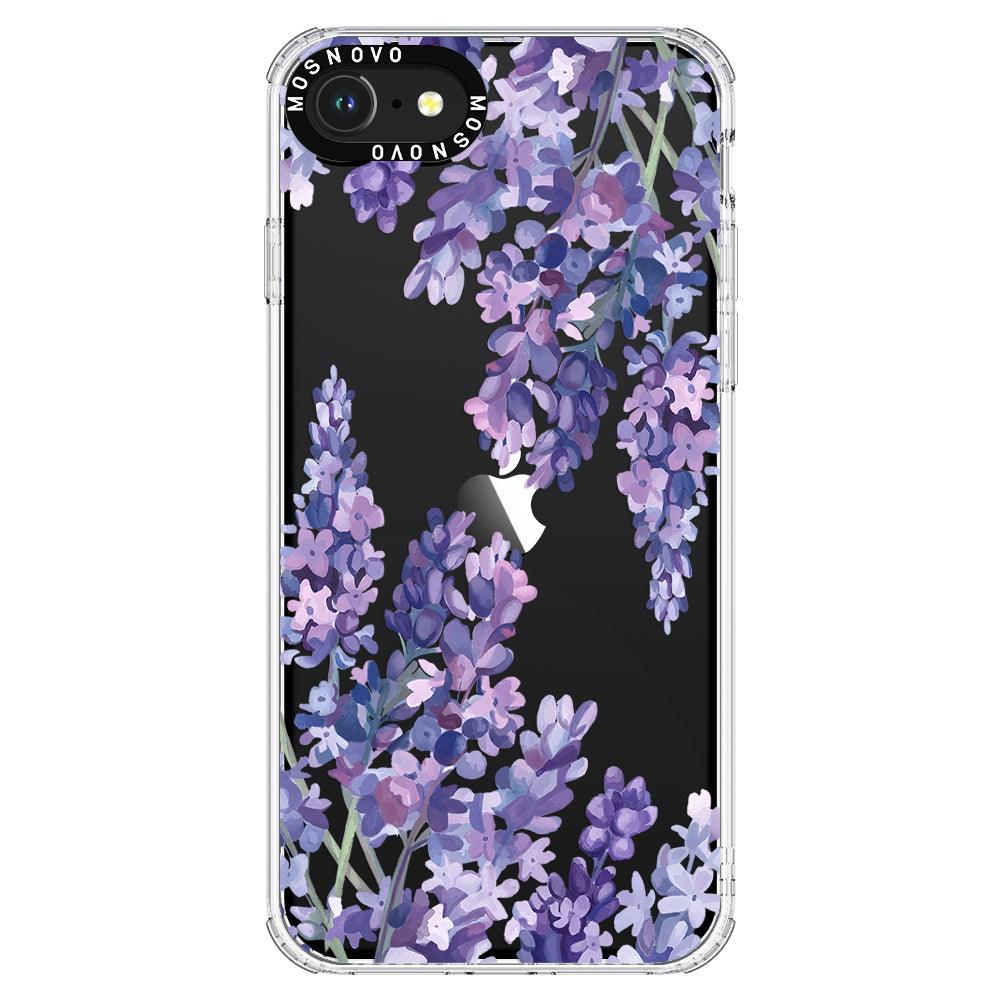 Lavender Floral flower Phone Case - iPhone SE 2020 Case - MOSNOVO