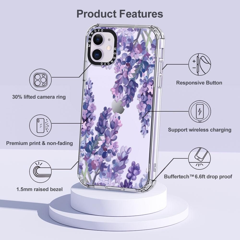 Lavender Phone Case - iPhone 11 Case - MOSNOVO