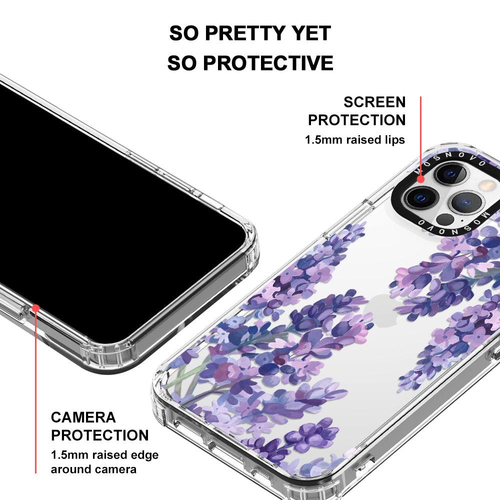 Lavender Phone Case - iPhone 12 Pro Case - MOSNOVO