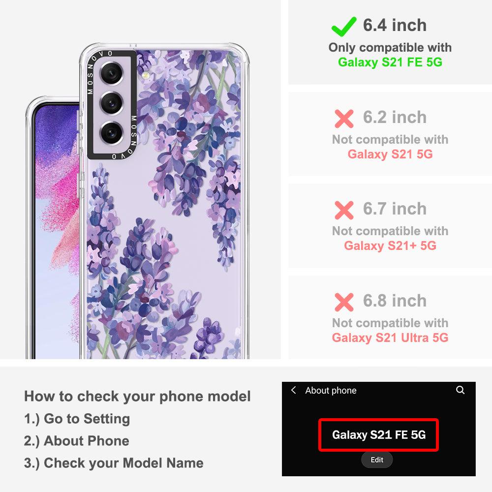 Lavender Phone Case - Samsung Galaxy S21 FE Case - MOSNOVO