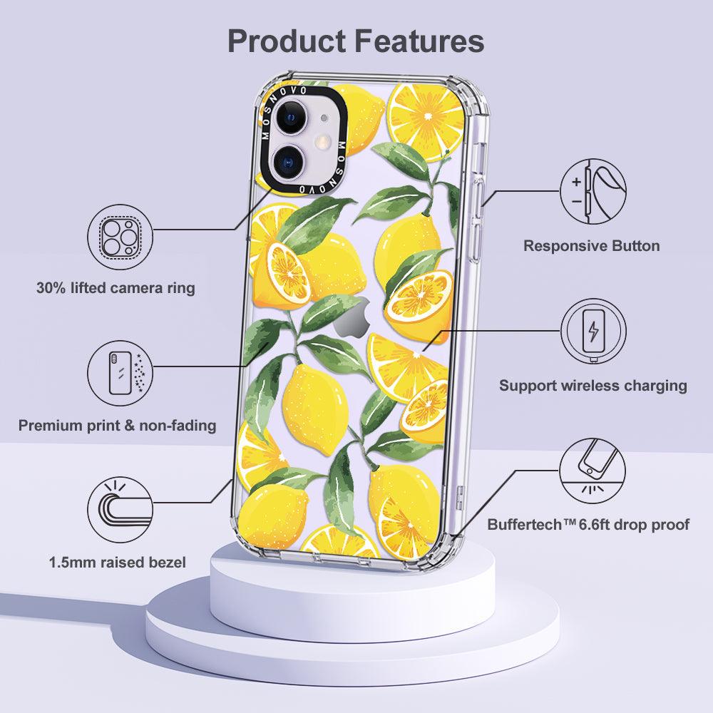 Lemon Phone Case - iPhone 11 Case - MOSNOVO
