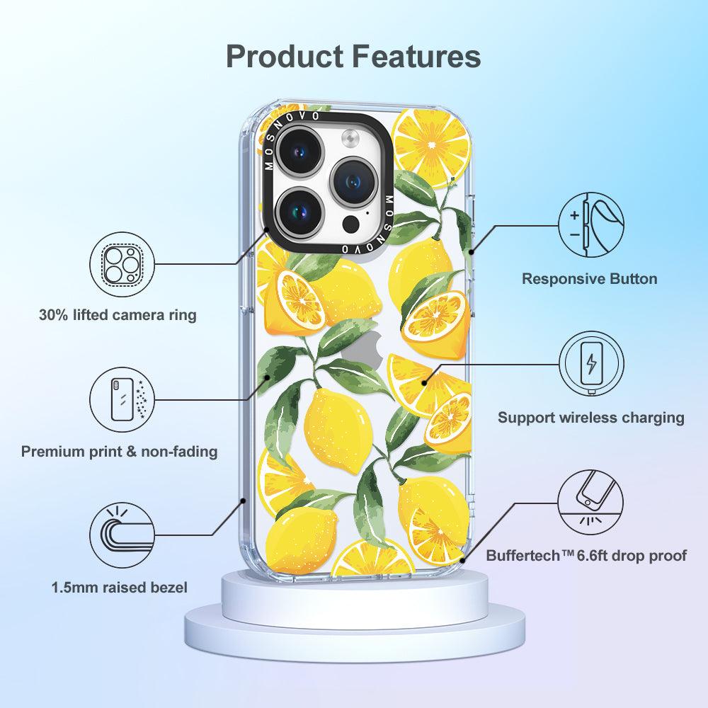 Lemon Phone Case - iPhone 14 Pro Case - MOSNOVO