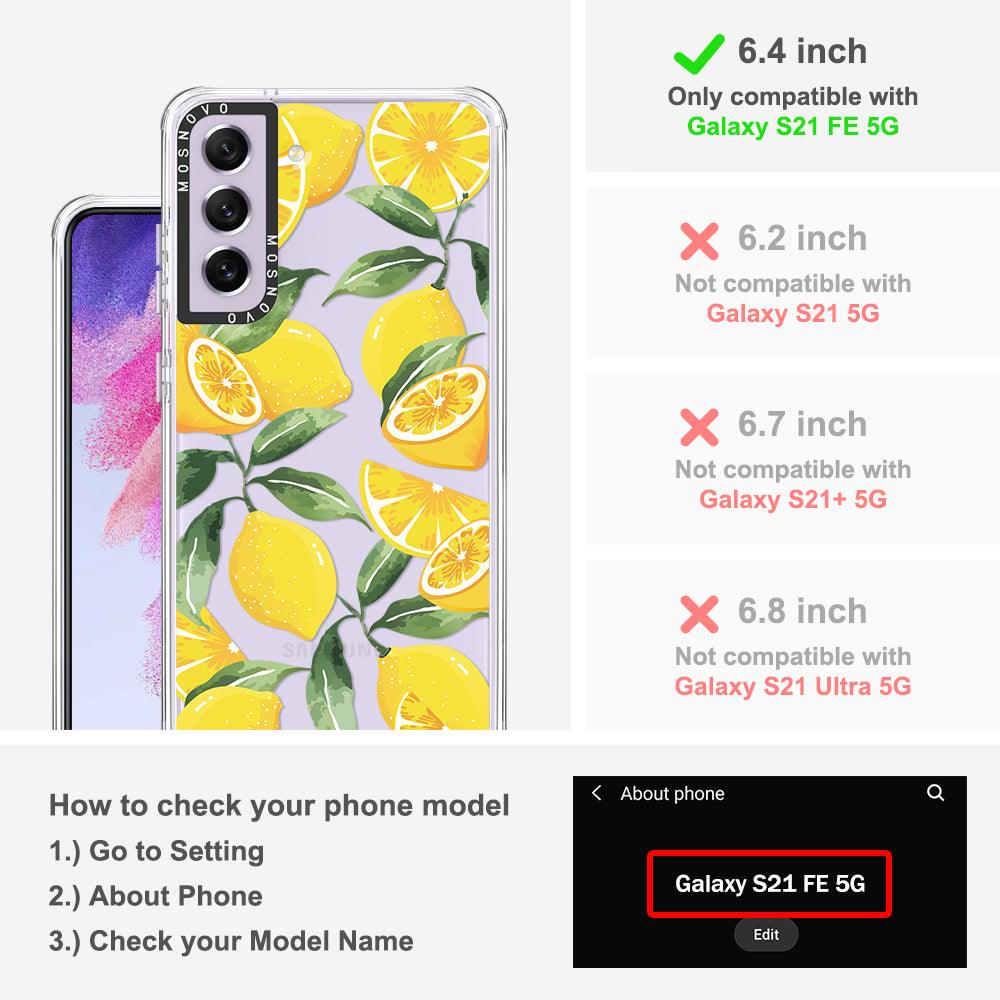 Lemon Phone Case - Samsung Galaxy S21 FE Case - MOSNOVO